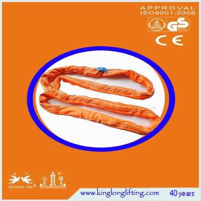 Forma redonda modificada para requisitos particulares color anaranjado de elevación de las hondas de cadena del poliéster