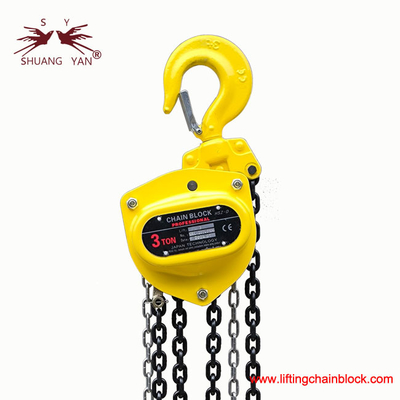 Cadenas de elevación sin esfuerzo elevadora de pulea para elevación de objetos pesados 3 toneladas / 29,4 kN