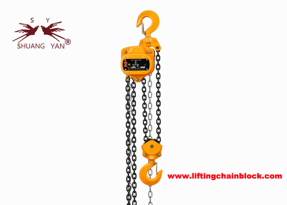 19.6kN Vital Double Ratchet Pawls Manual Chain Block Hoist 2000 kg con G80 Aleación de acero cadena de carga
