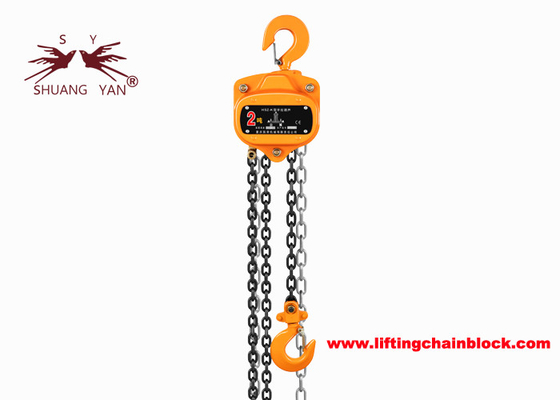 19.6kN Vital Double Ratchet Pawls Manual Chain Block Hoist 2000 kg con G80 Aleación de acero cadena de carga