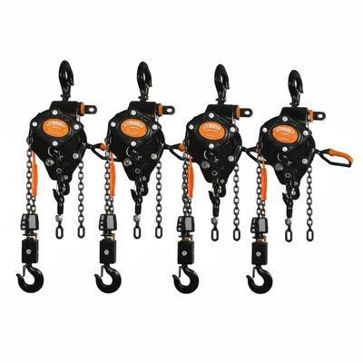 12pcs Chain Fall Black Hand Chain Hoist for Versatile and Heavy-Duty Applications