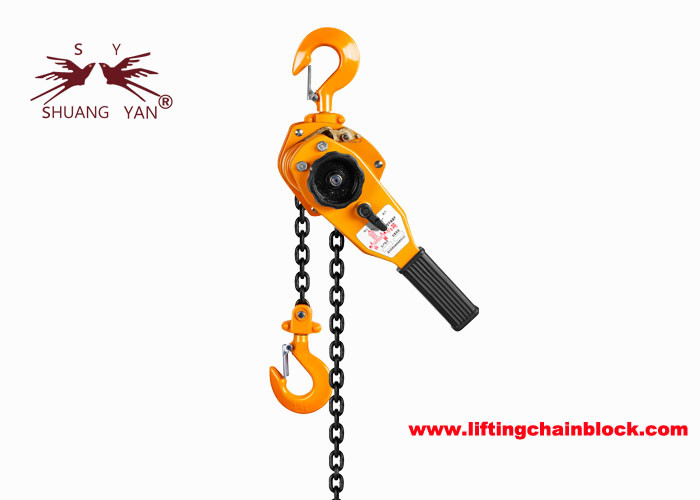 3 Ton Single-Chain-Fall Lever Chain Hoist con el freno de seguridad y 360 ganchos del grado giratorio